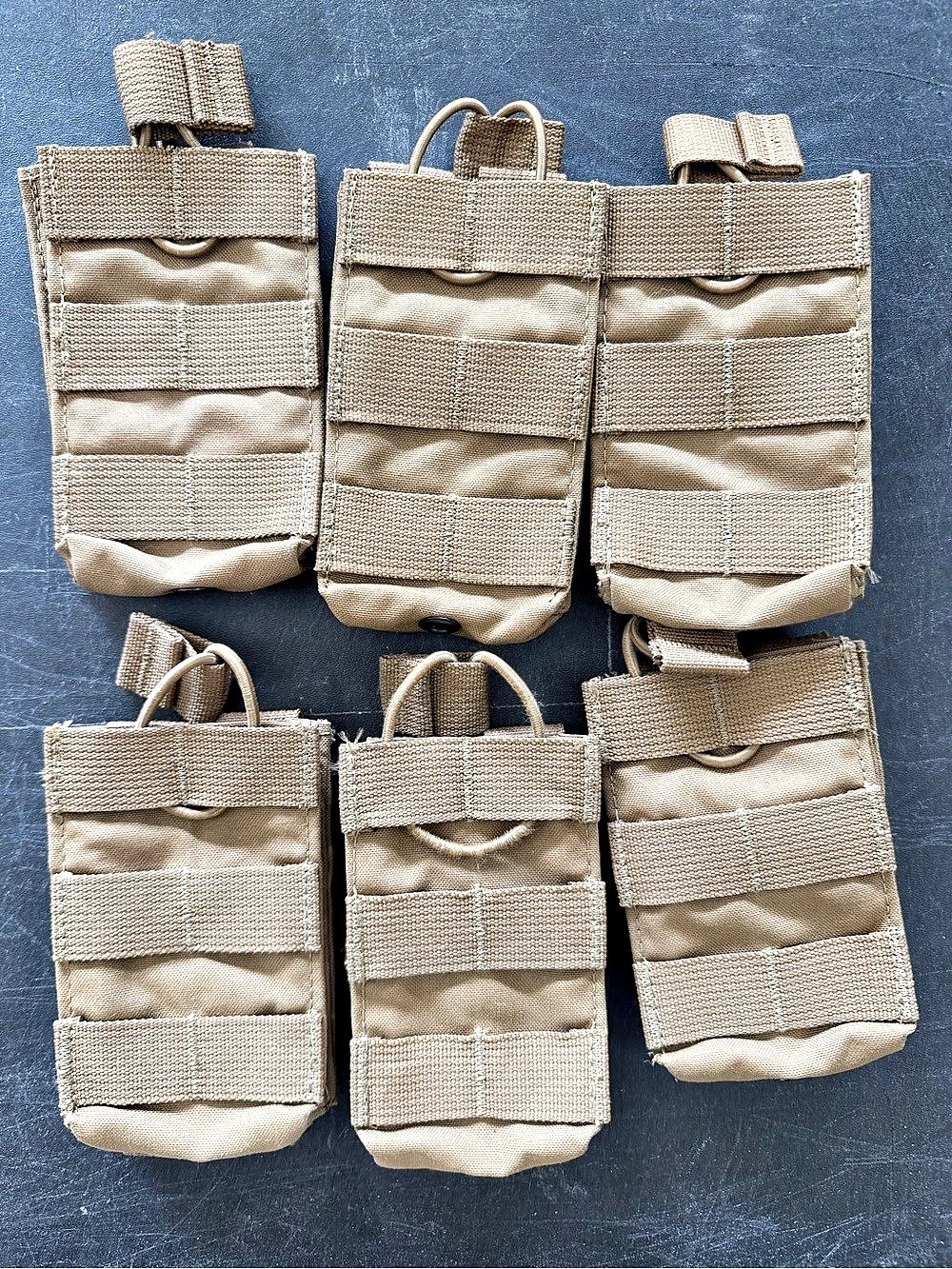 M4 Mag pouch Six Set in Tan